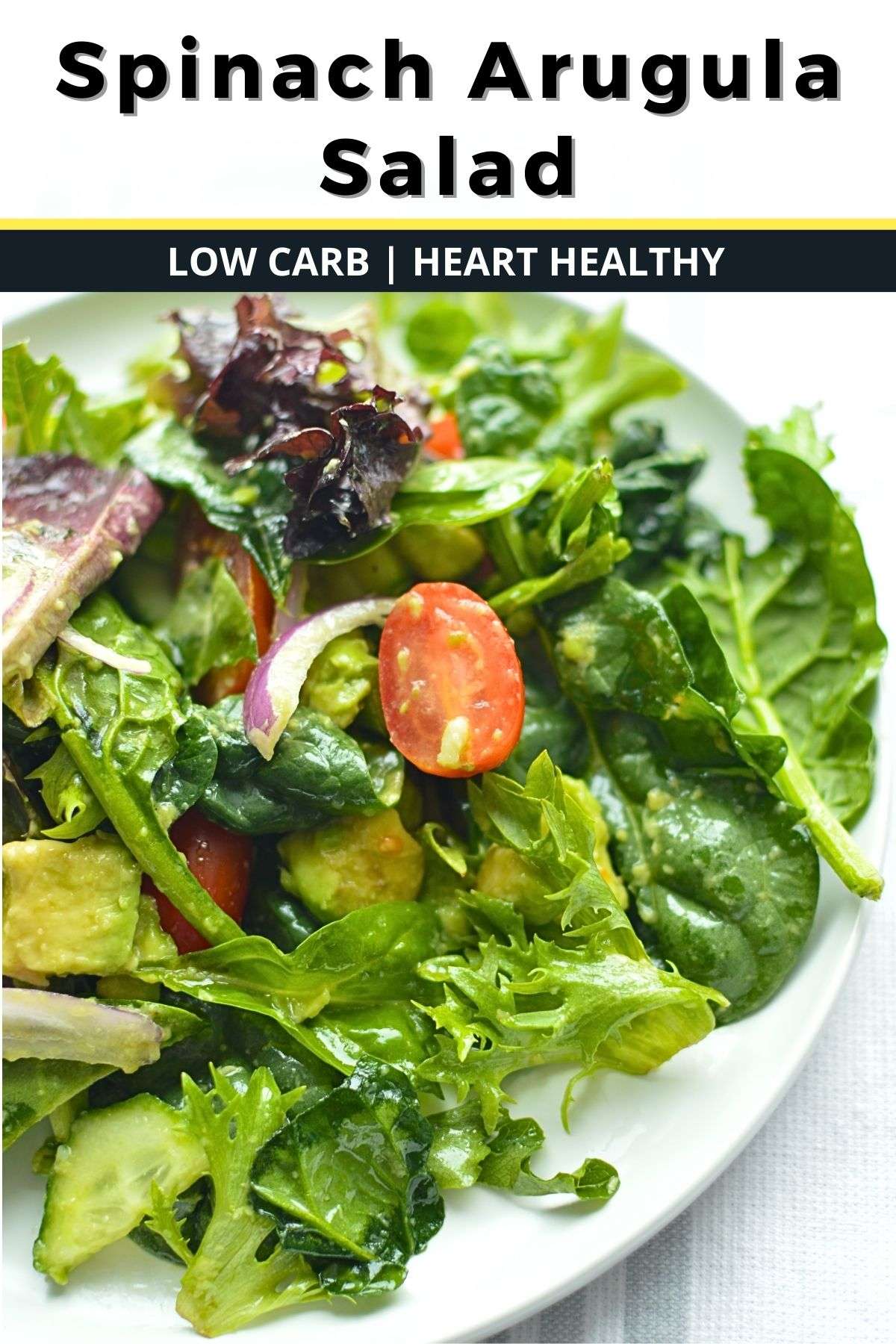 spinach arugula salad -1