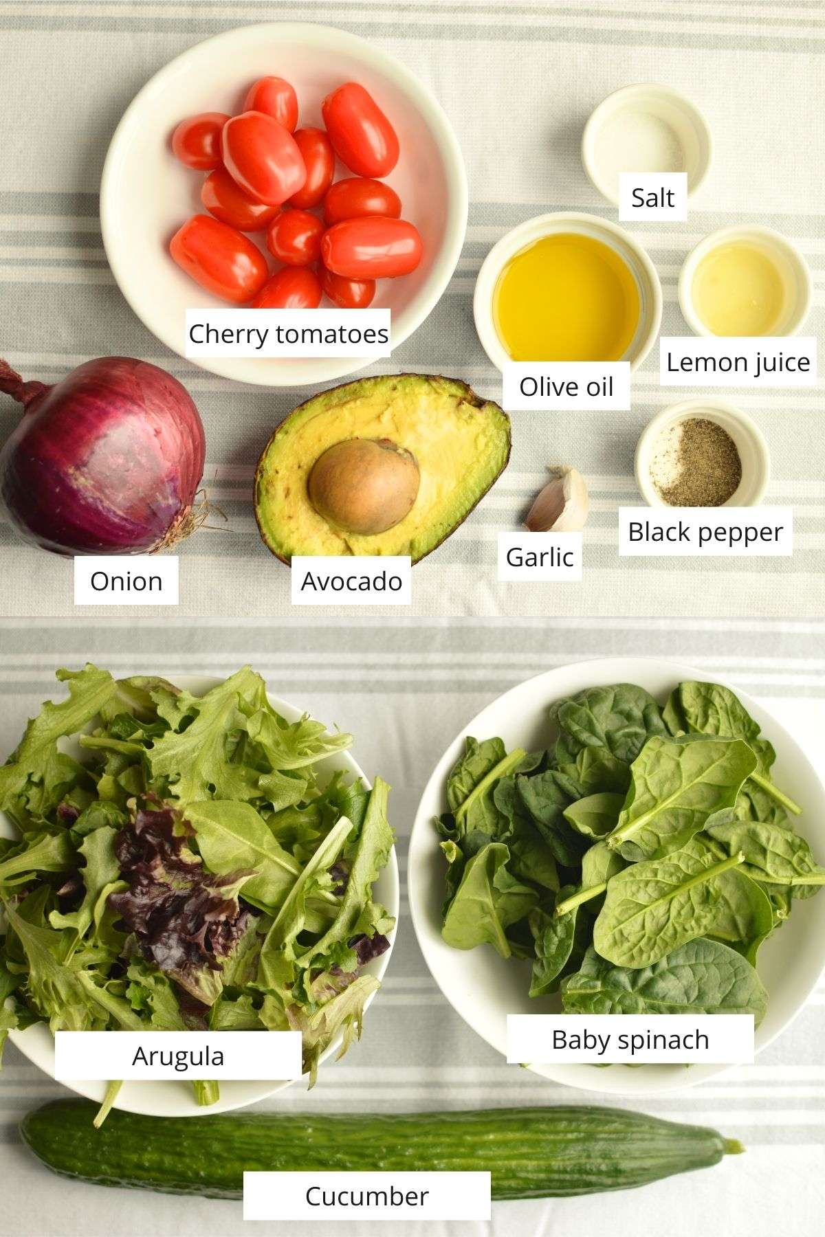 spinach arugula salad -3