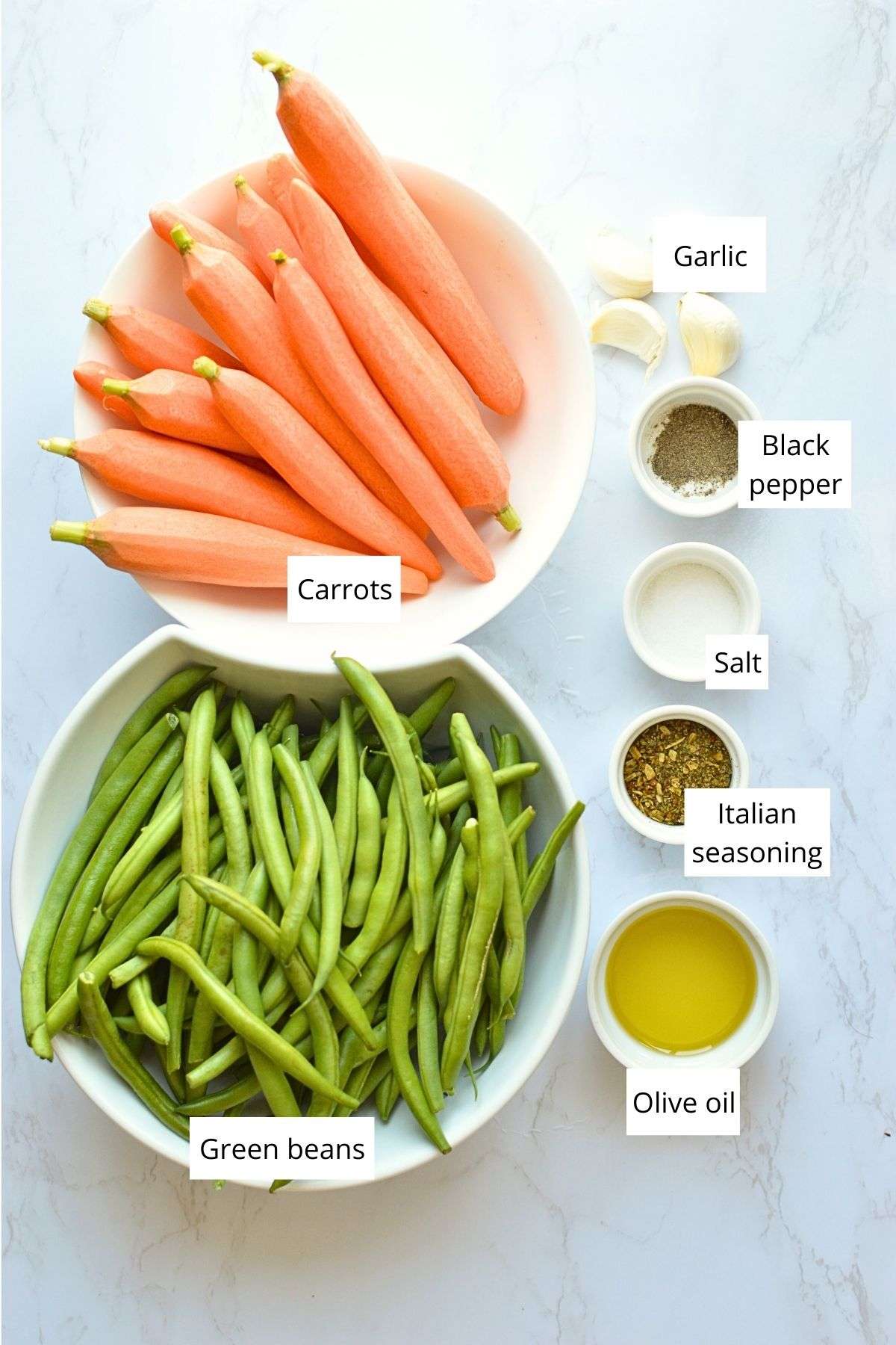 Roasted carrots and green beans-2
