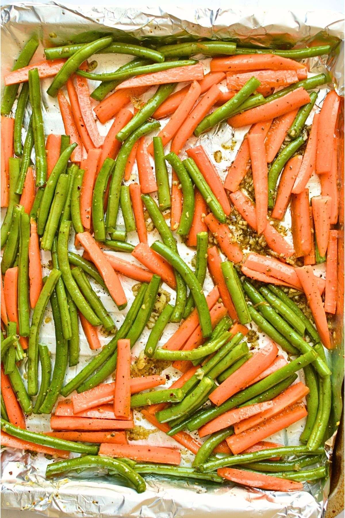Roasted carrots and green beans-4
