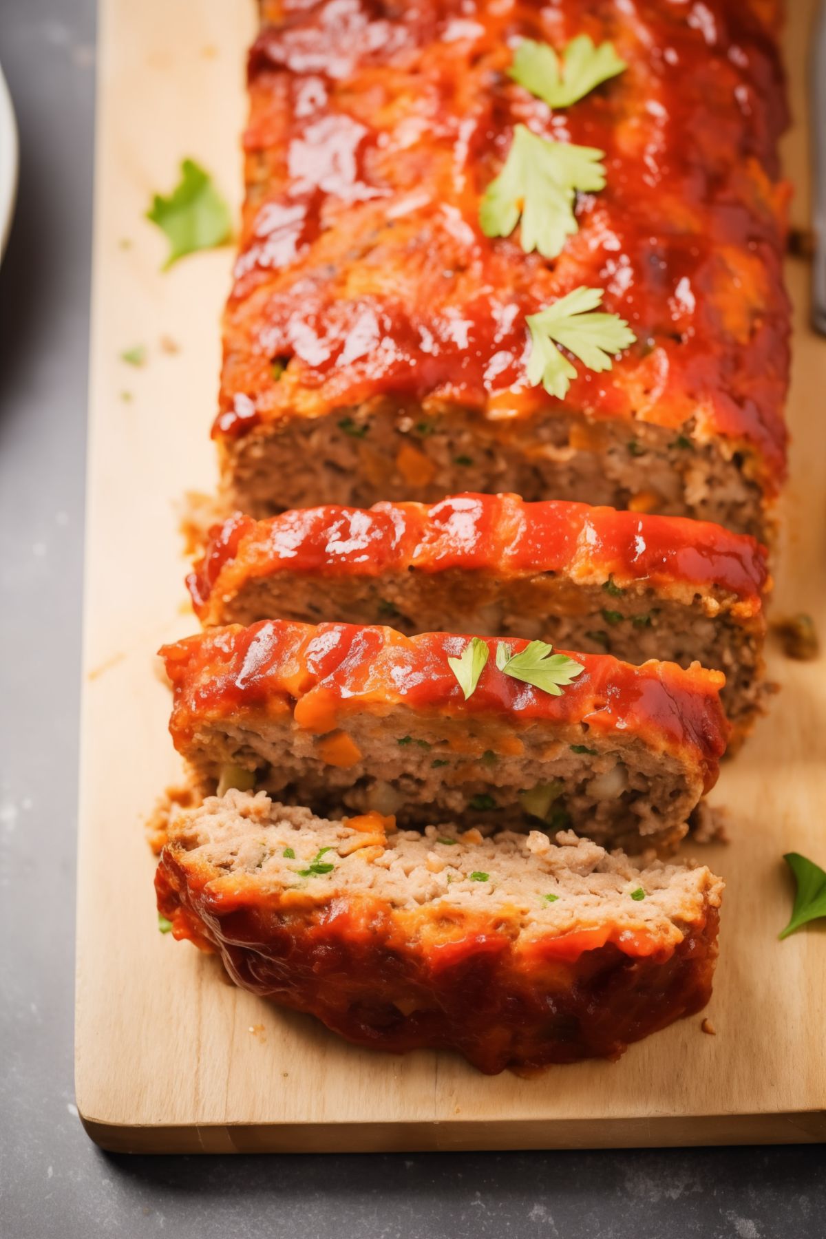 Healthy meatloaf beef.